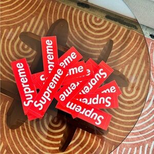 Supreme Red Sticker Collection